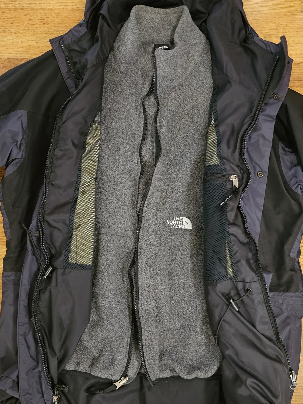 North Face Men's Mountain Light Gore-Tex Jacket 3-in-1 Triclimate 90s Vintage L